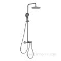 Gun Grey Thermostatic Shower Taps Mixer